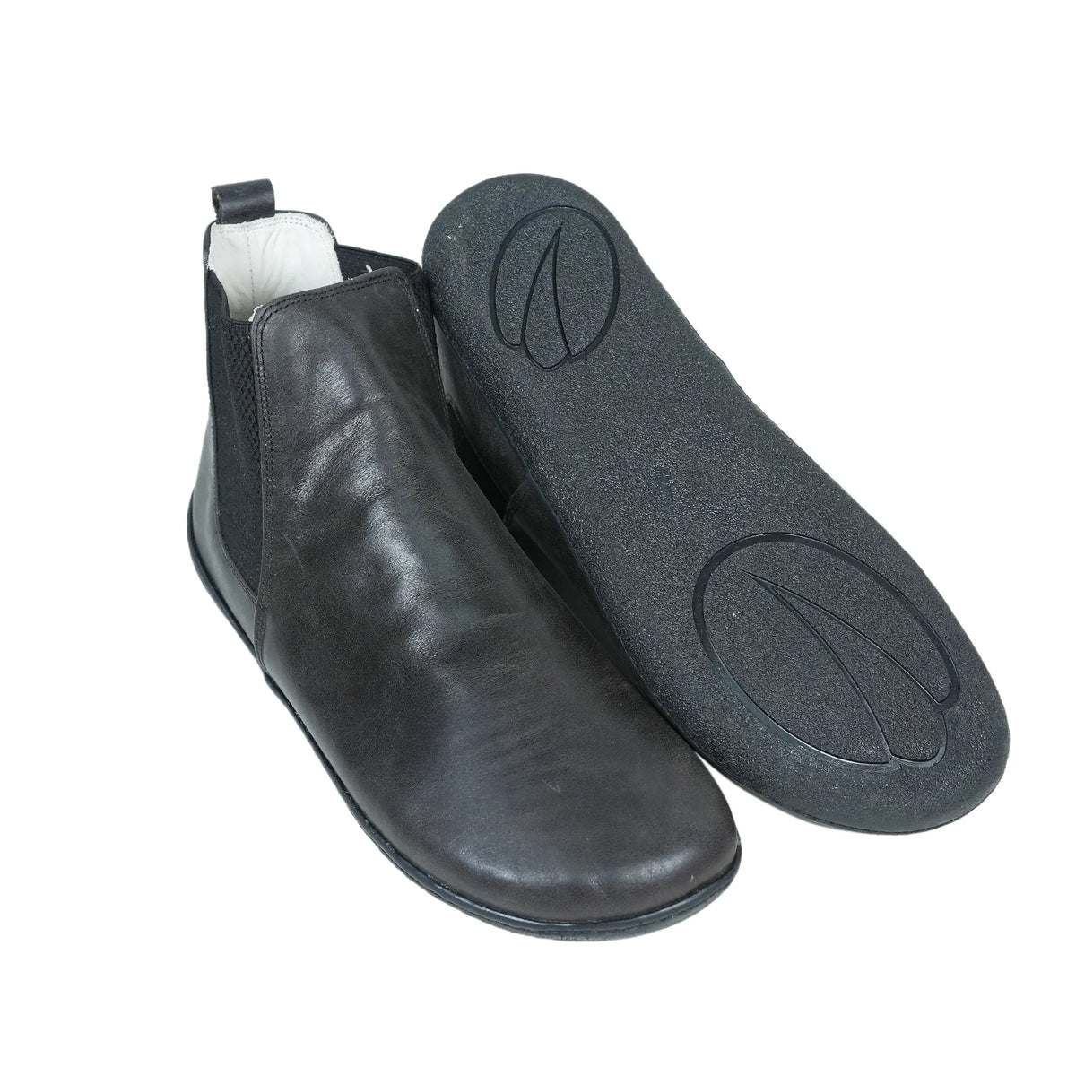 Crazy Barefoot Ankle Boots Shoes – 6mm Rubber Sole – Black