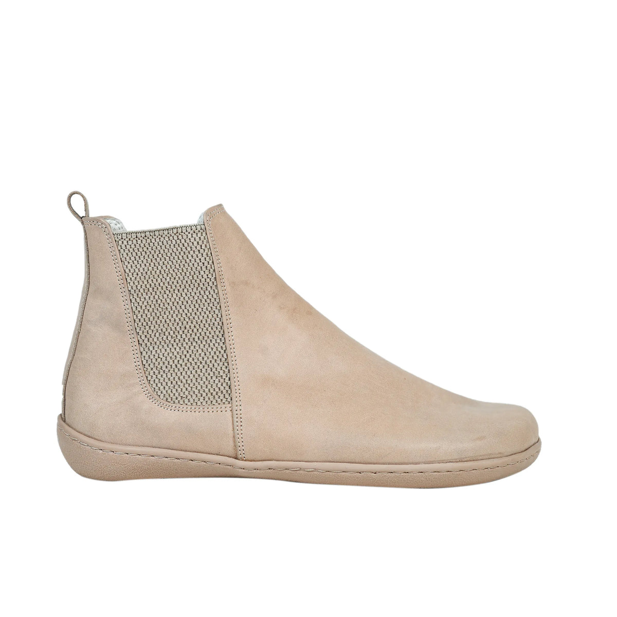 Crazy Barefoot Chelsea Boots Shoes – 6mm Rubber Sole – Undyed Crust