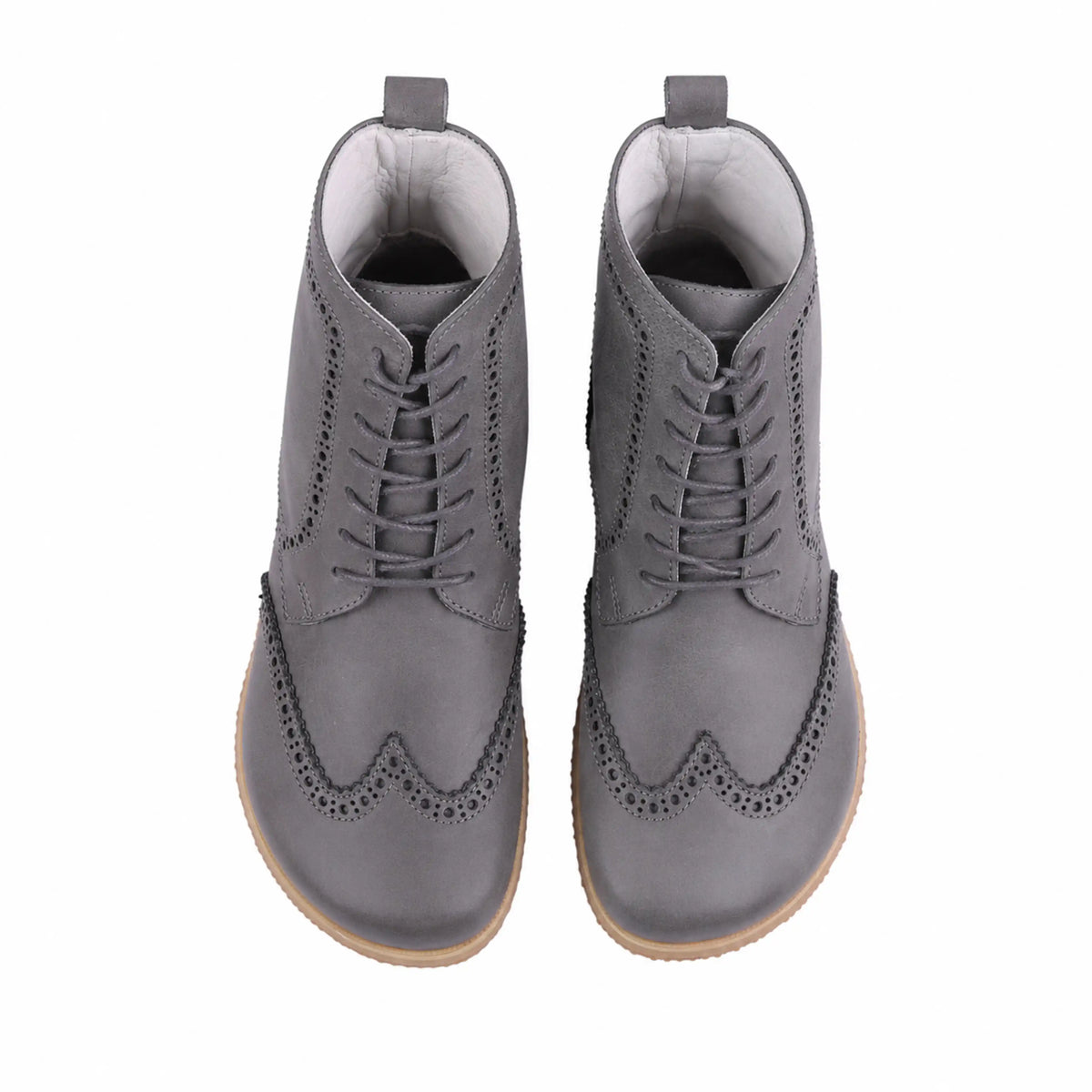 Smooth Barefoot Moccasin Boots Shoes – Eva Outsole – Gray