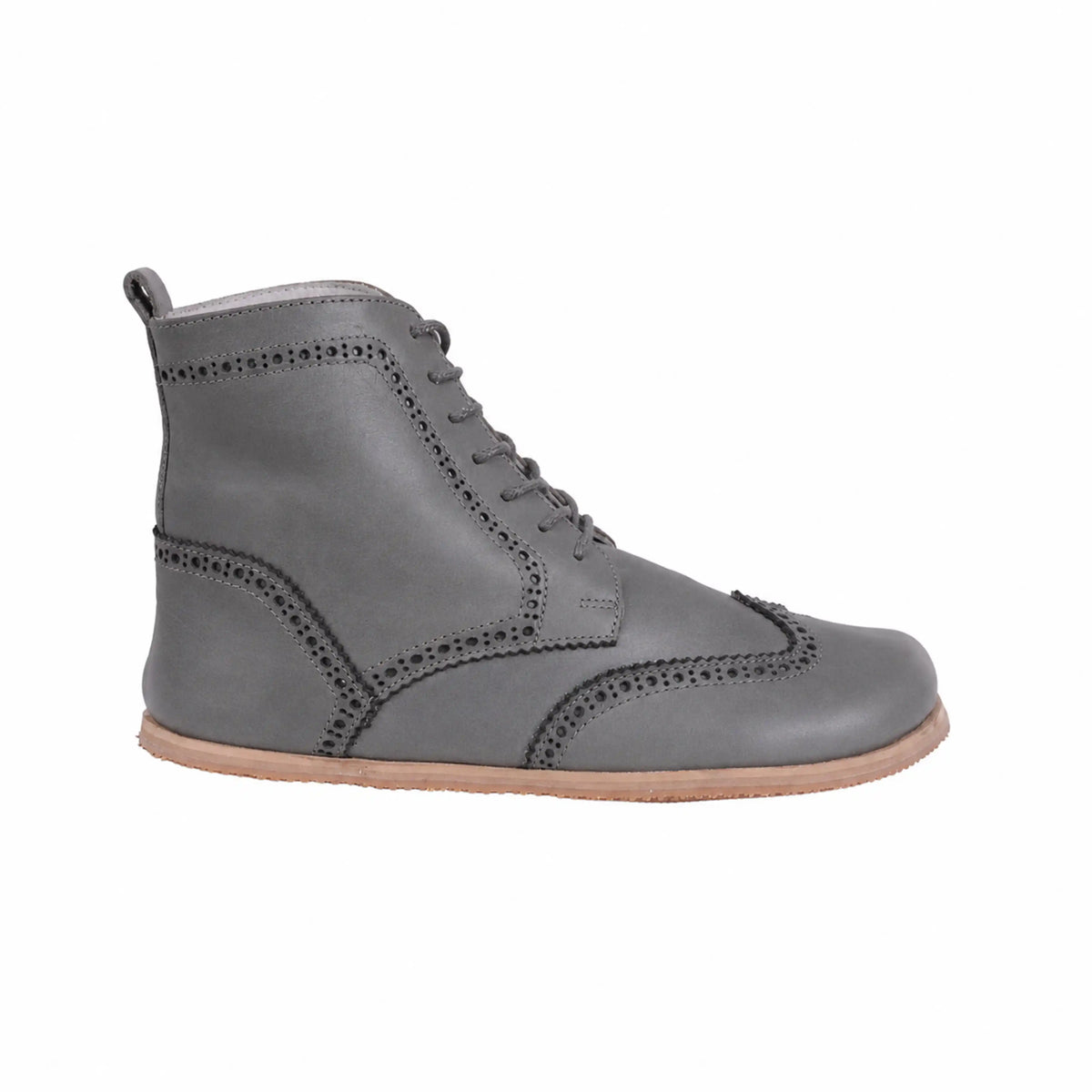 Smooth Barefoot Moccasin Boots Shoes – Eva Outsole – Gray