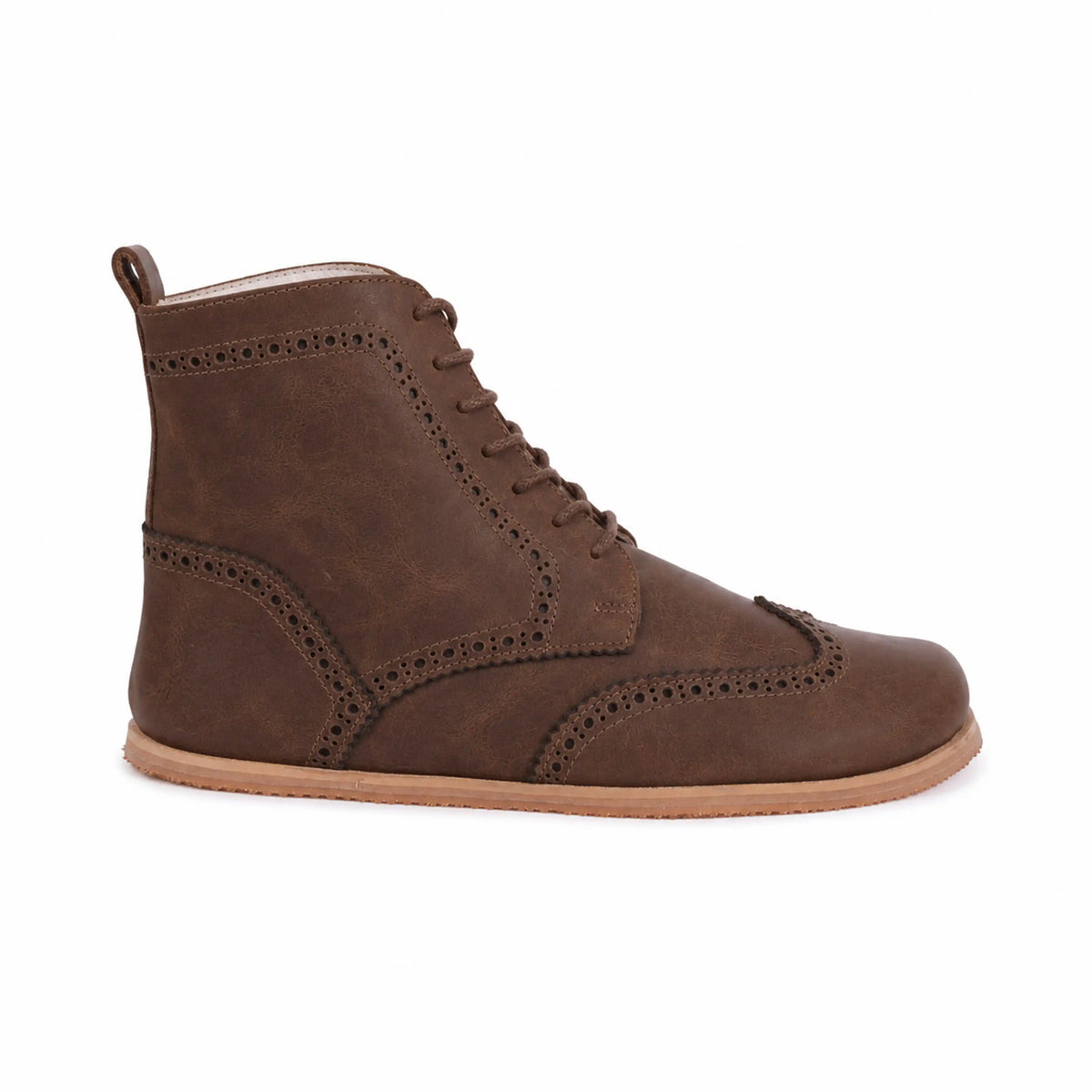 Crazy Barefoot Moccasin Boots Shoes – Eva Outsole – Brown