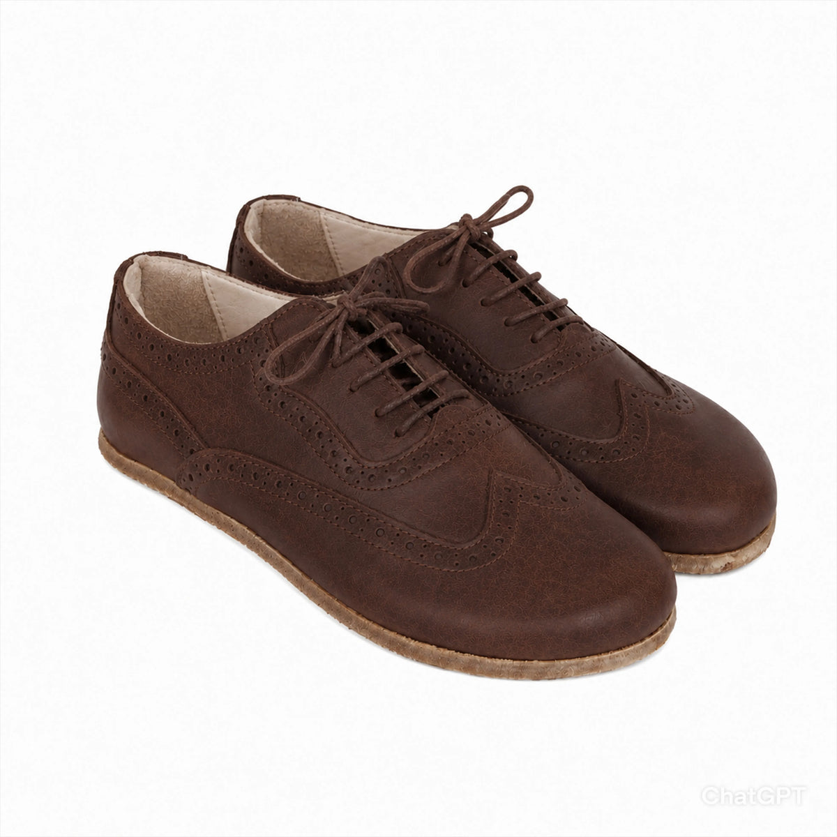 Crazy Barefoot Moccasin Shoes – Classic Sole — Leather Sole – Brown