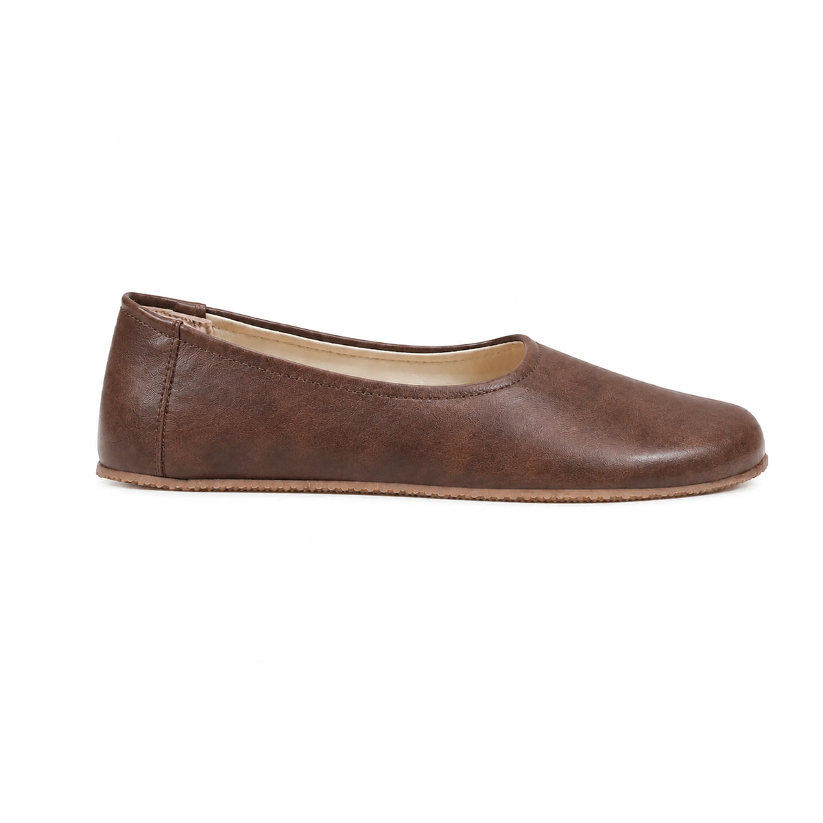 Crazy Barefoot Ballet Shoes – Rubber Sole – Brown