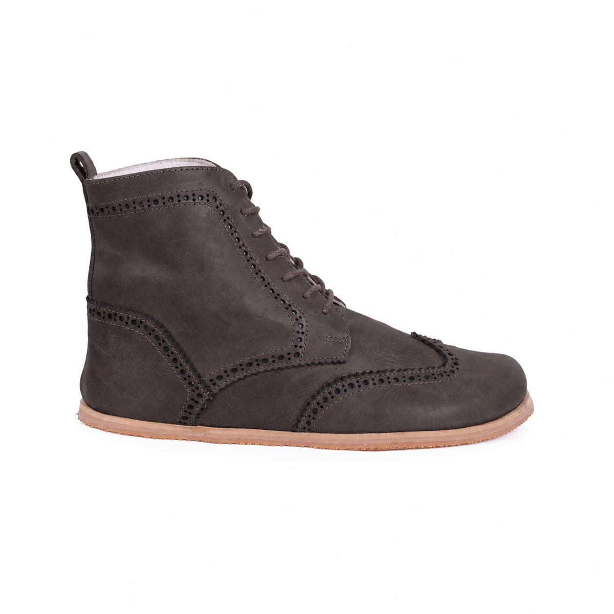 Crazy Barefoot Moccasin Boots Shoes – Eva Outsole – Dark Brown