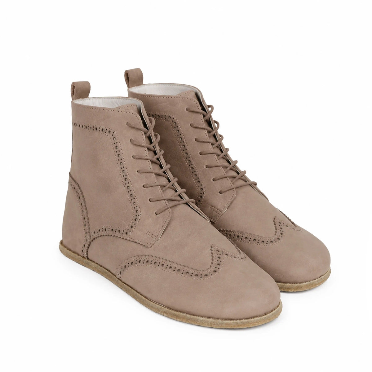 Crazy Barefoot Moccasin Boots Shoes – Classic Sole — Leather Sole – Undyed Crust