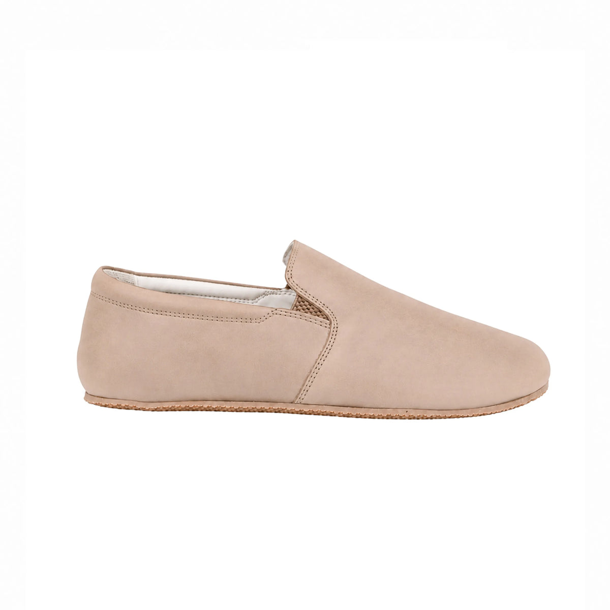 Crazy Barefoot Slip-On Shoes – Rubber Sole – Undyed Crust