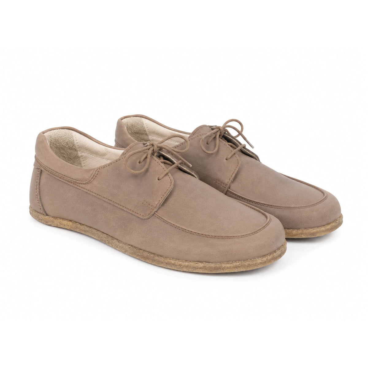 Crazy Barefoot Laces Penny Loafer Shoes – Classic Sole — Leather Sole – Undyed Crust
