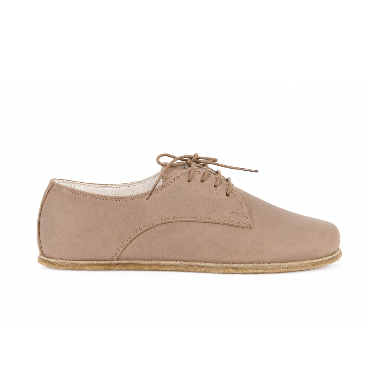 Crazy Barefoot Oxford Shoes — Leather Sole – Undyed Crust