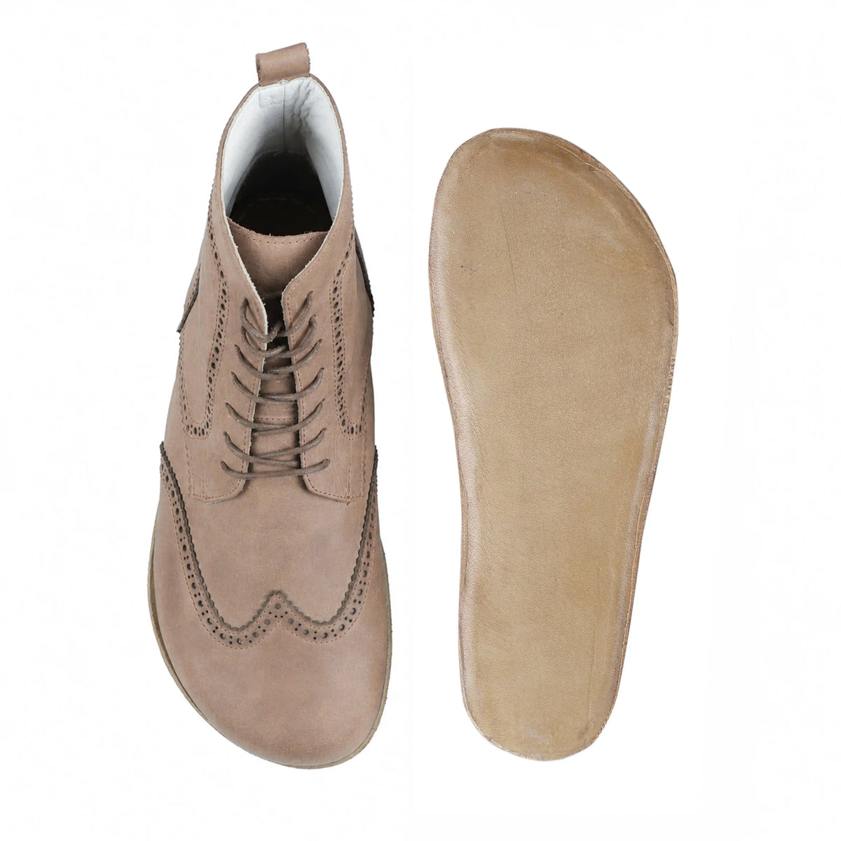 Crazy Barefoot Moccasin Boots Shoes – Classic Sole — Leather Sole – Undyed Crust