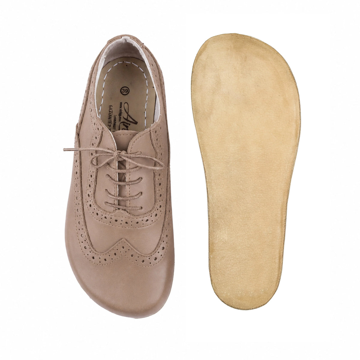 Crazy Barefoot Moccasin Shoes – Classic Sole — Leather Sole – Undyed Crust