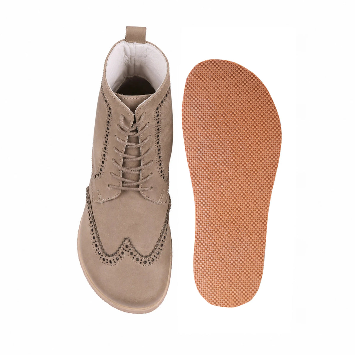 Crazy Barefoot Moccasin Boots Shoes – Eva Outsole – Undyed Crust
