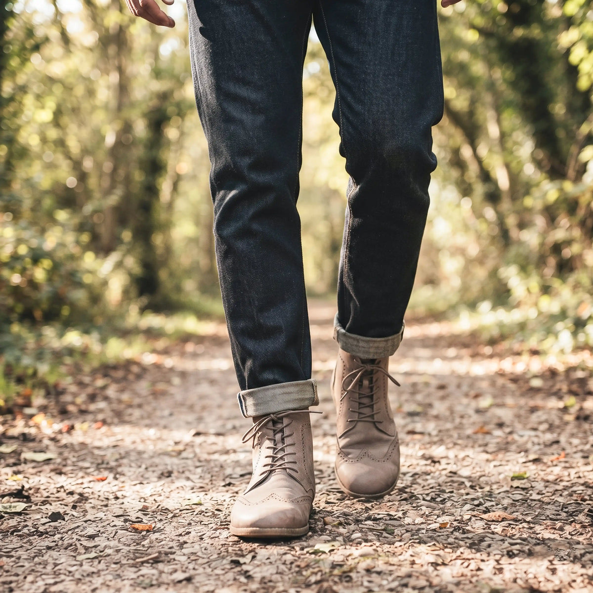 Crazy Barefoot Moccasin Boots Shoes – Classic Sole — Leather Sole – Undyed Crust