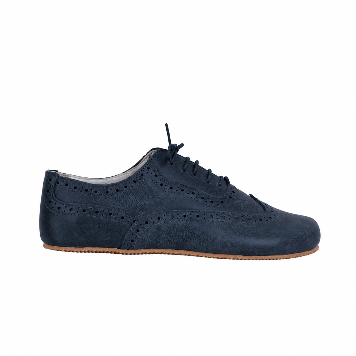 Crazy Barefoot Moccasin Shoes – Rubber Sole – Navy Blue