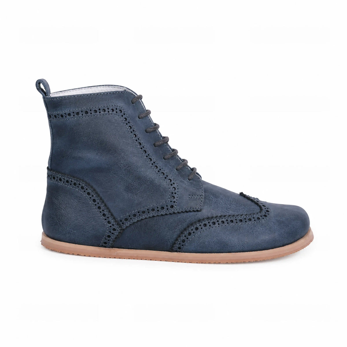 Crazy Barefoot Moccasin Boots Shoes – Eva Outsole – Navy Blue