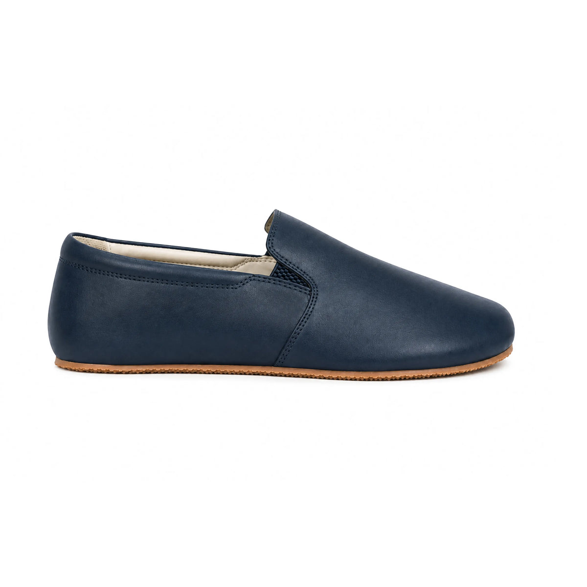 Smooth Barefoot Slip-On Shoes – Rubber Sole – Navy Blue