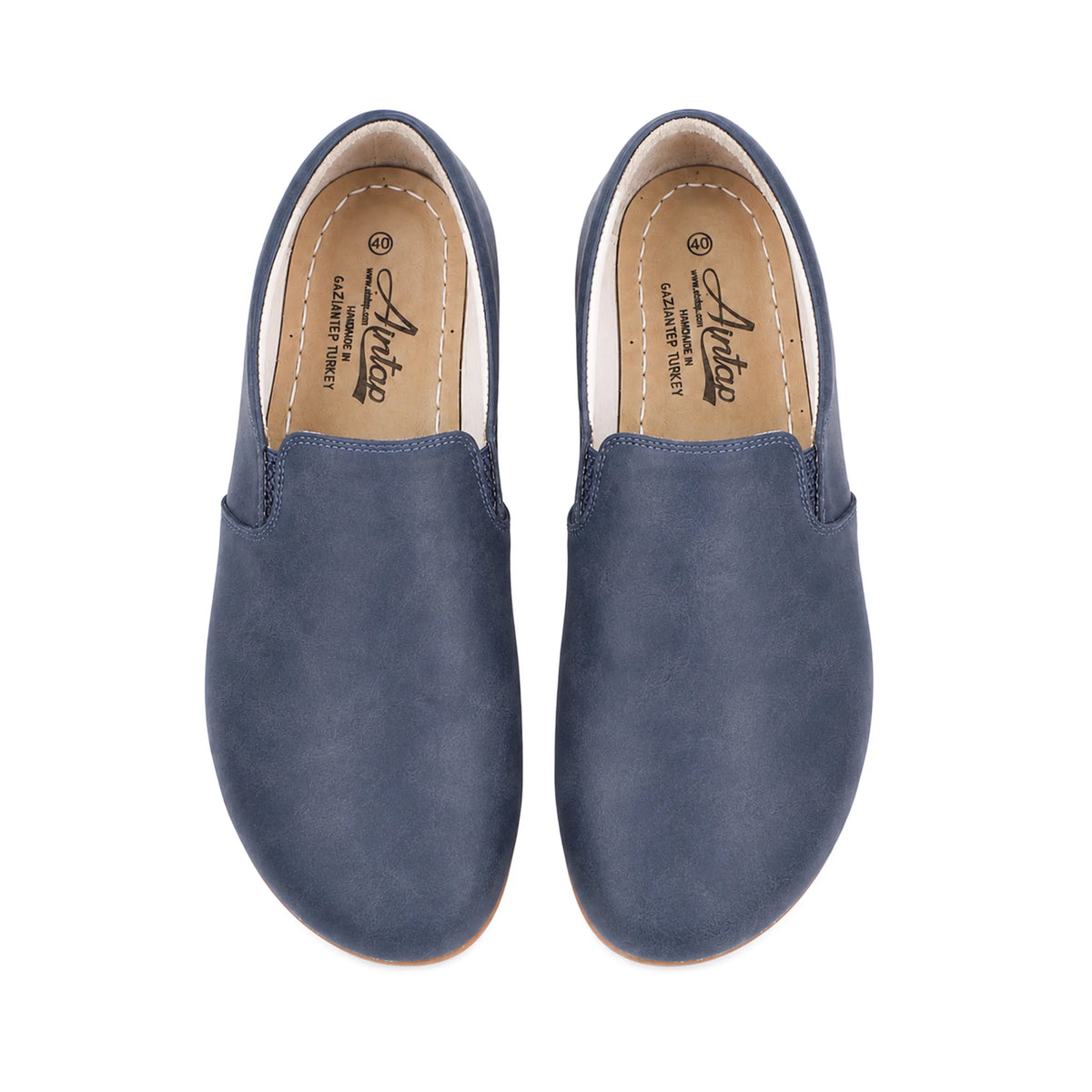 Crazy Barefoot Slip-On Shoes – Rubber Sole – Navy Blue