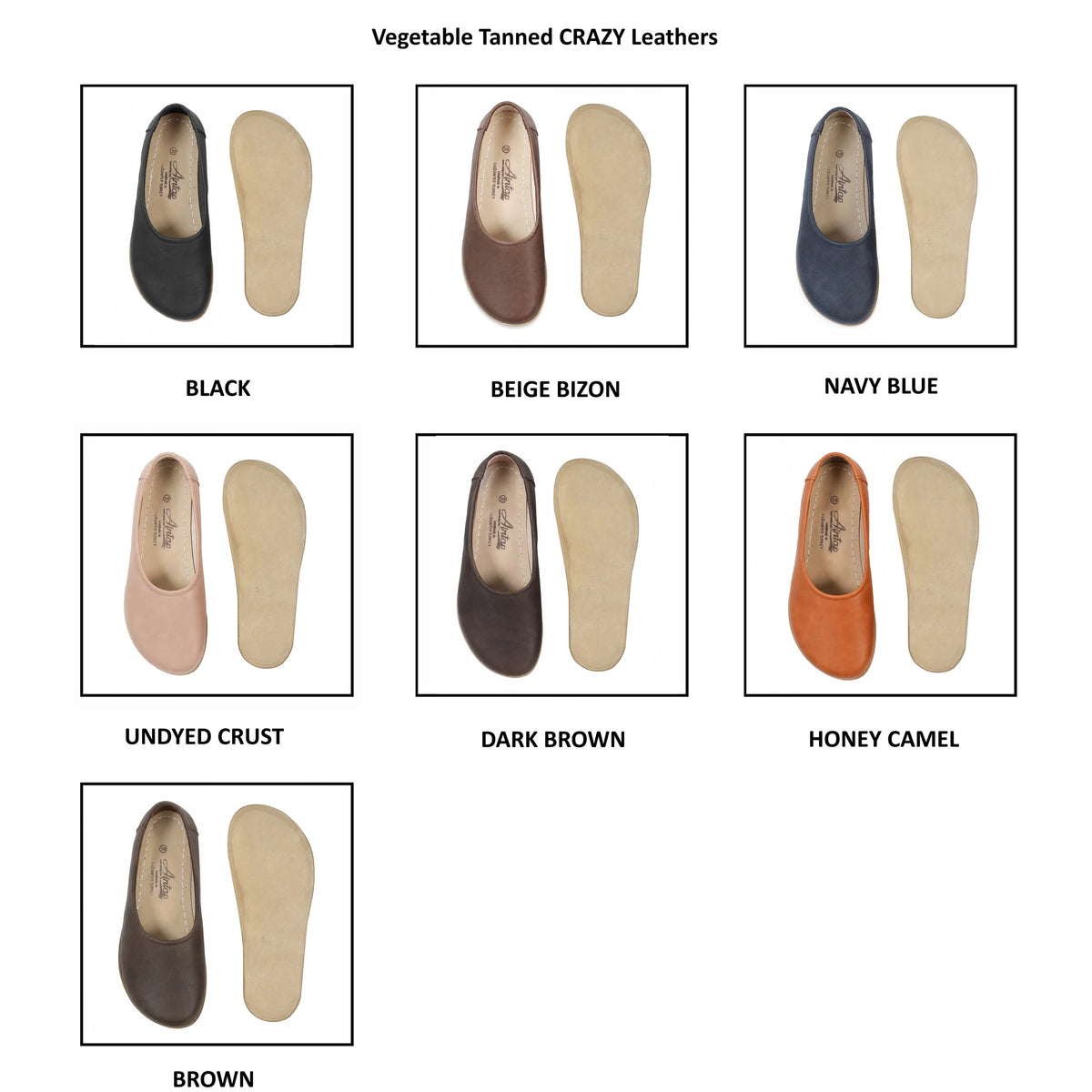 Crazy Barefoot Ballet Shoes – Classic Sole — Leather Sole – Black