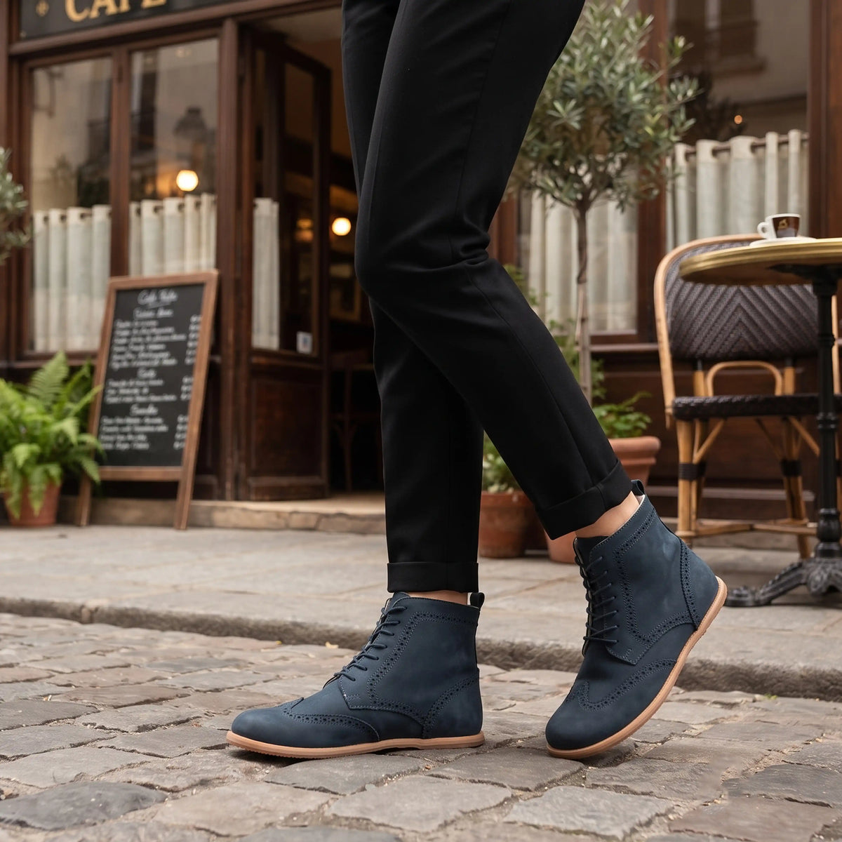 Nubuck Barefoot Moccasin Boots Shoes – Eva Outsole – Jeans