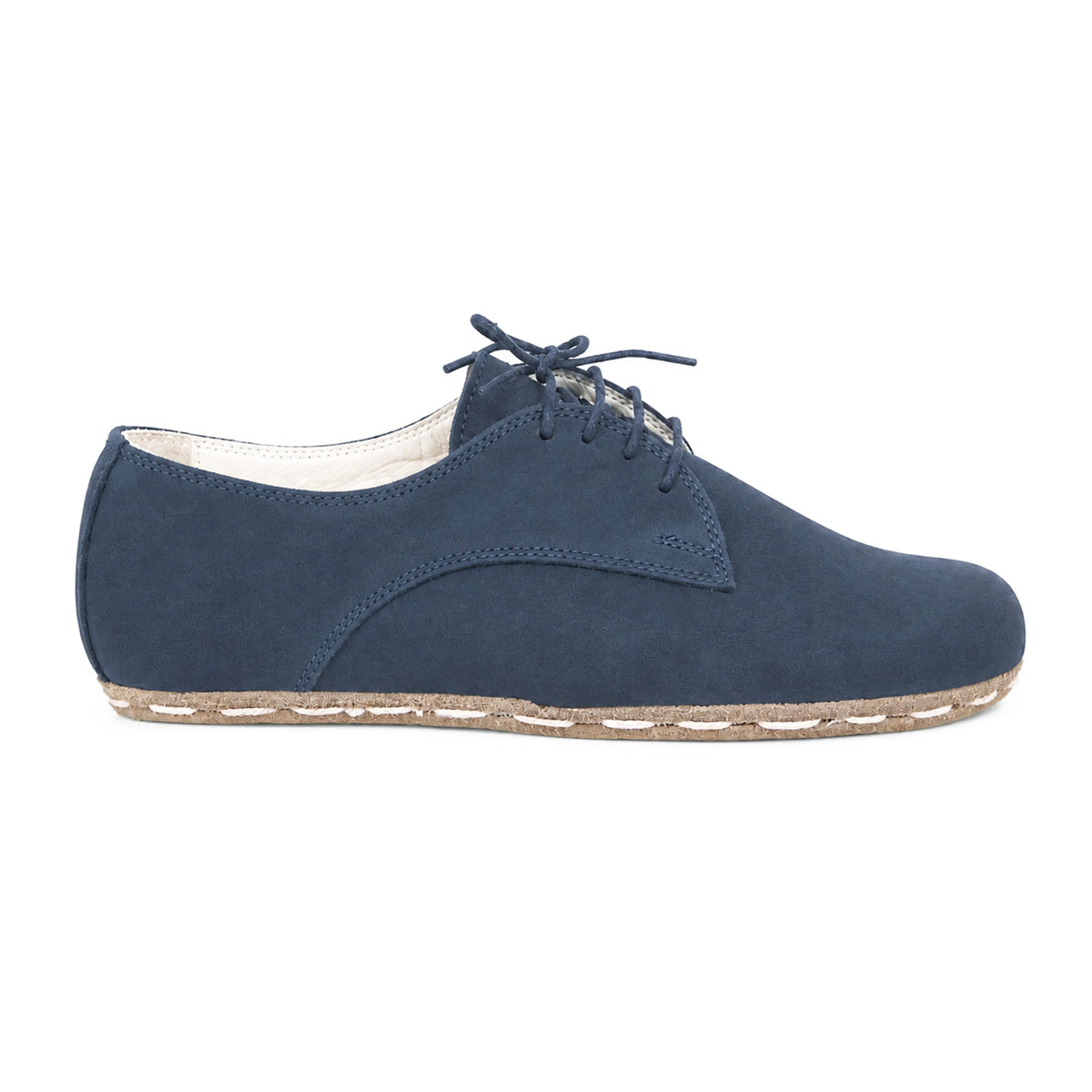 Nubuck Barefoot Oxford Shoes — Leather Sole – Jeans