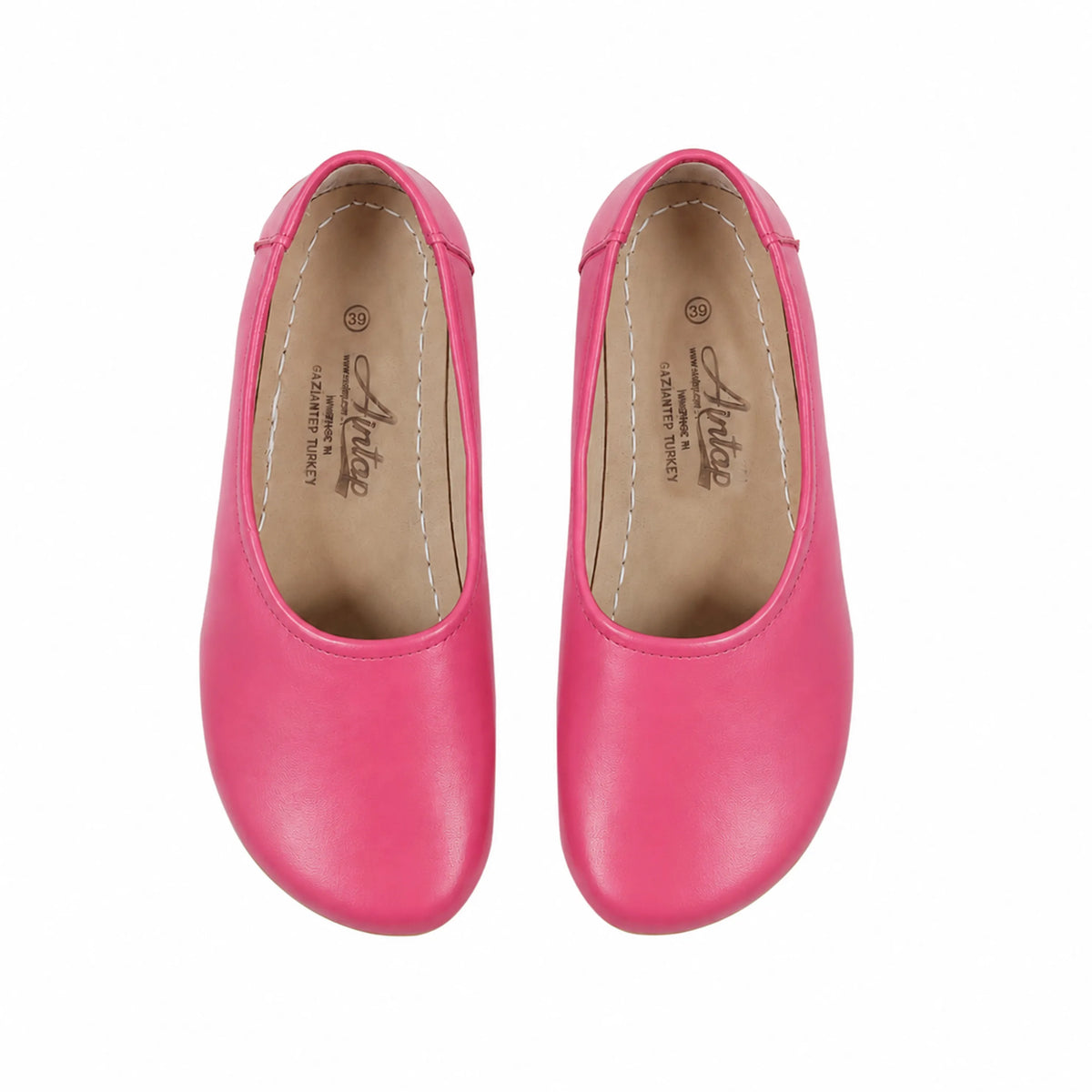 Smooth Barefoot Ballet Shoes – Rubber Sole – Fuscia