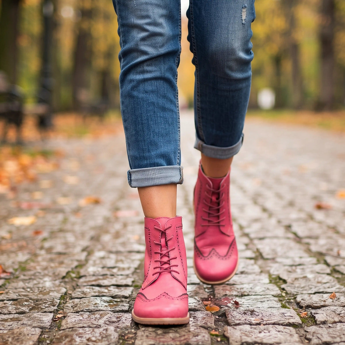 Smooth Barefoot Moccasin Boots Shoes – Eva Outsole – Fuscia