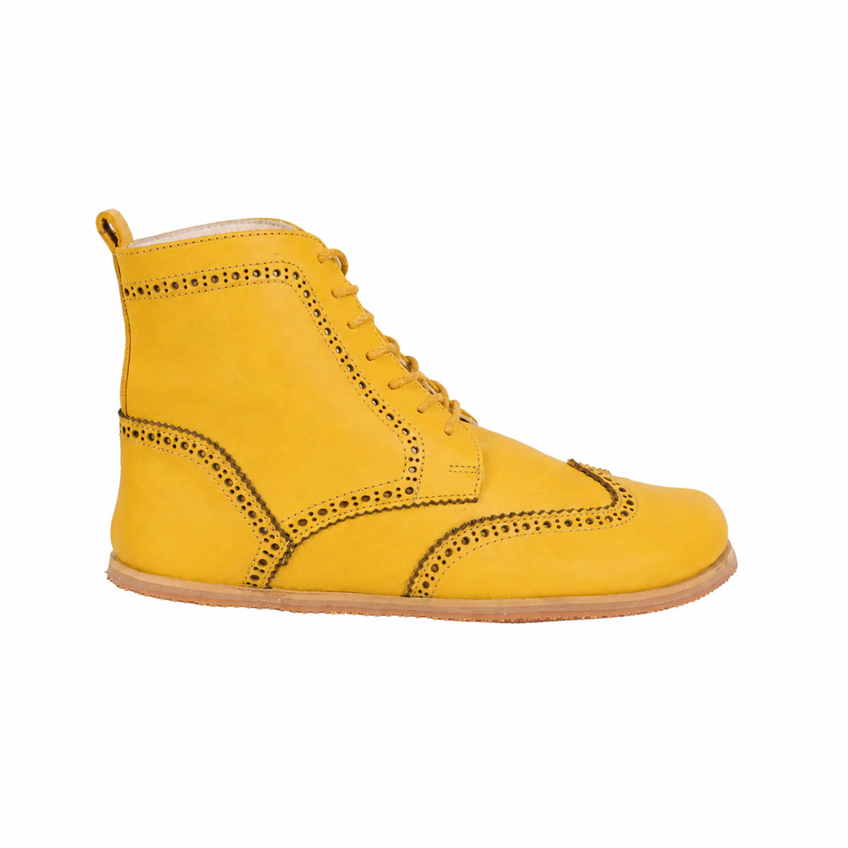 Smooth Barefoot Moccasin Boots Shoes – Eva Outsole – Yellow