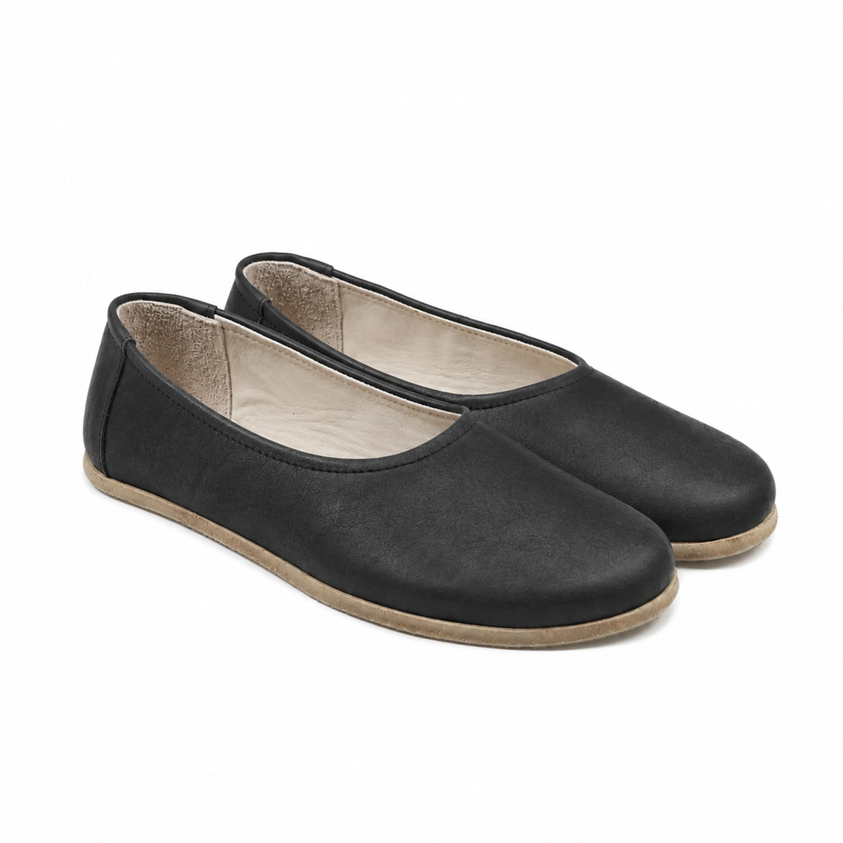 Crazy Barefoot Ballet Shoes – Classic Sole — Leather Sole – Black