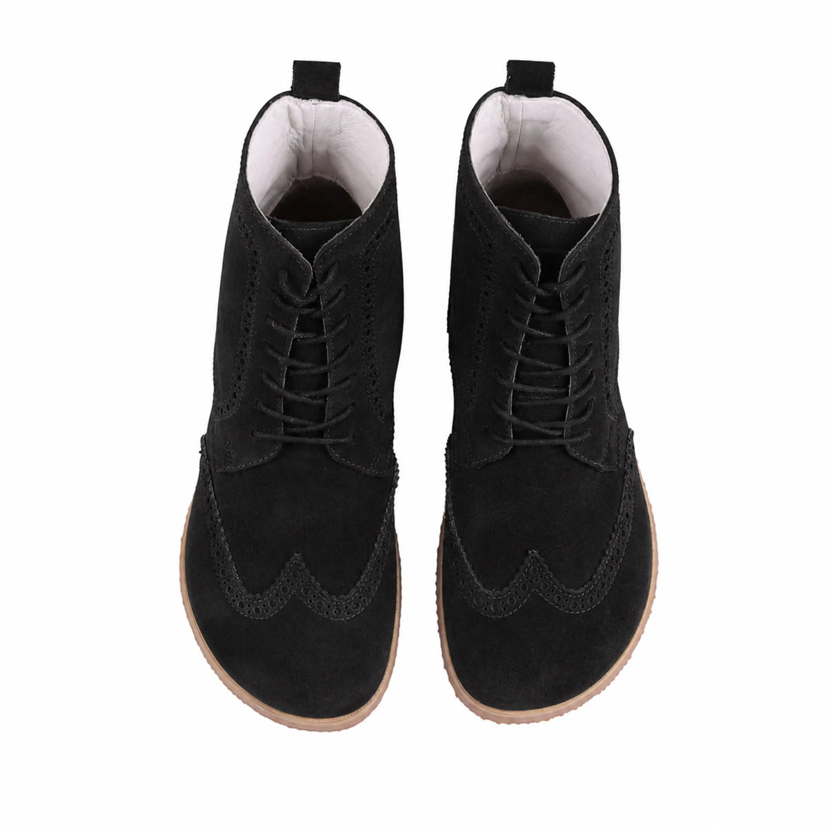 Suede Barefoot Moccasin Boots Shoes – Eva Outsole – Black