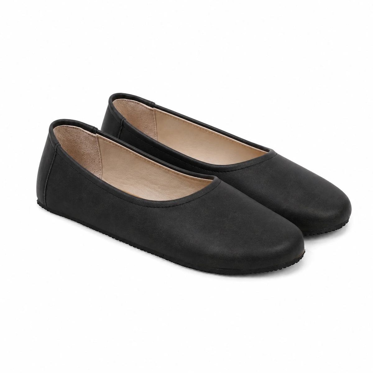 Crazy Barefoot Ballet Shoes – Rubber Sole – Black