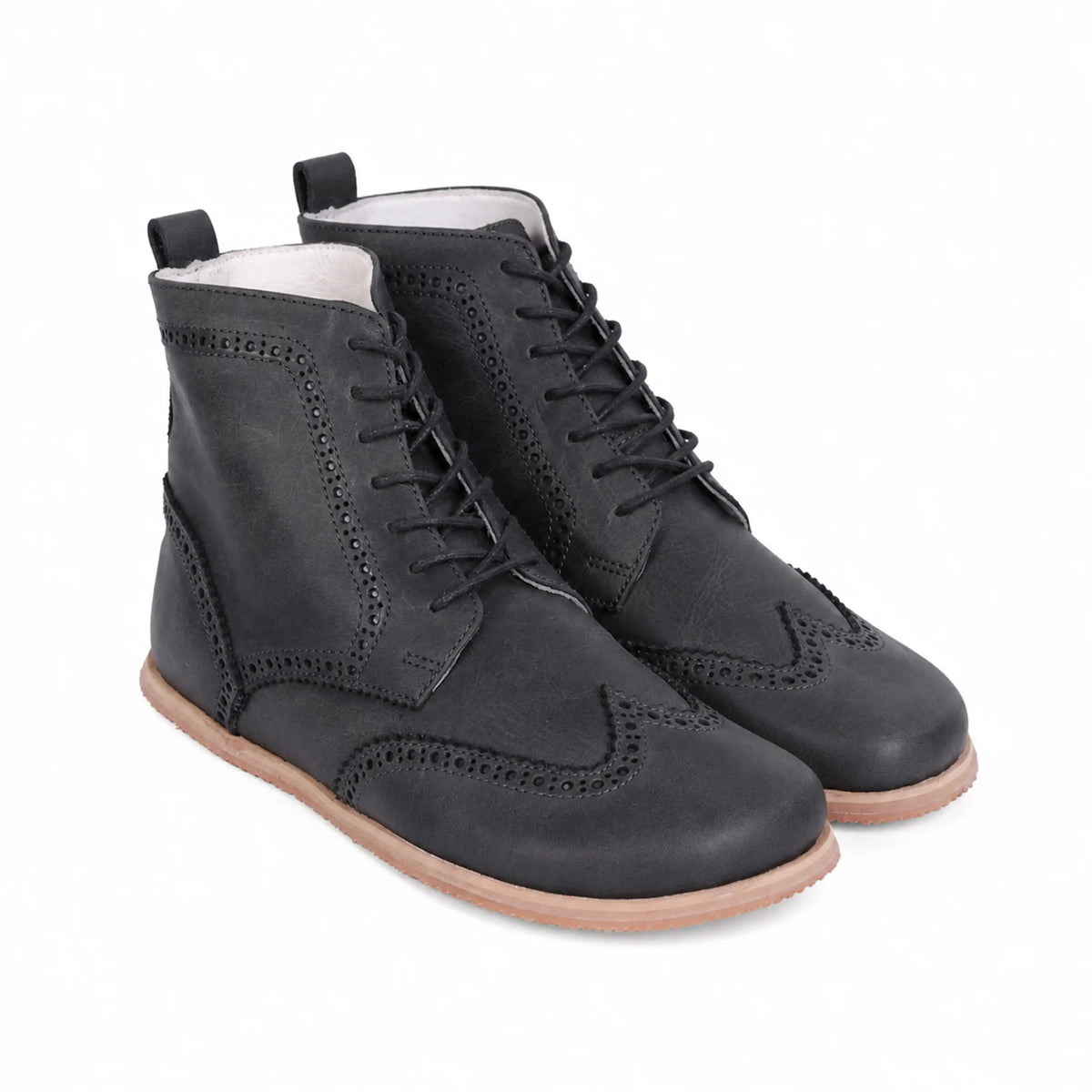 Crazy Barefoot Moccasin Boots Shoes – Eva Outsole – Black