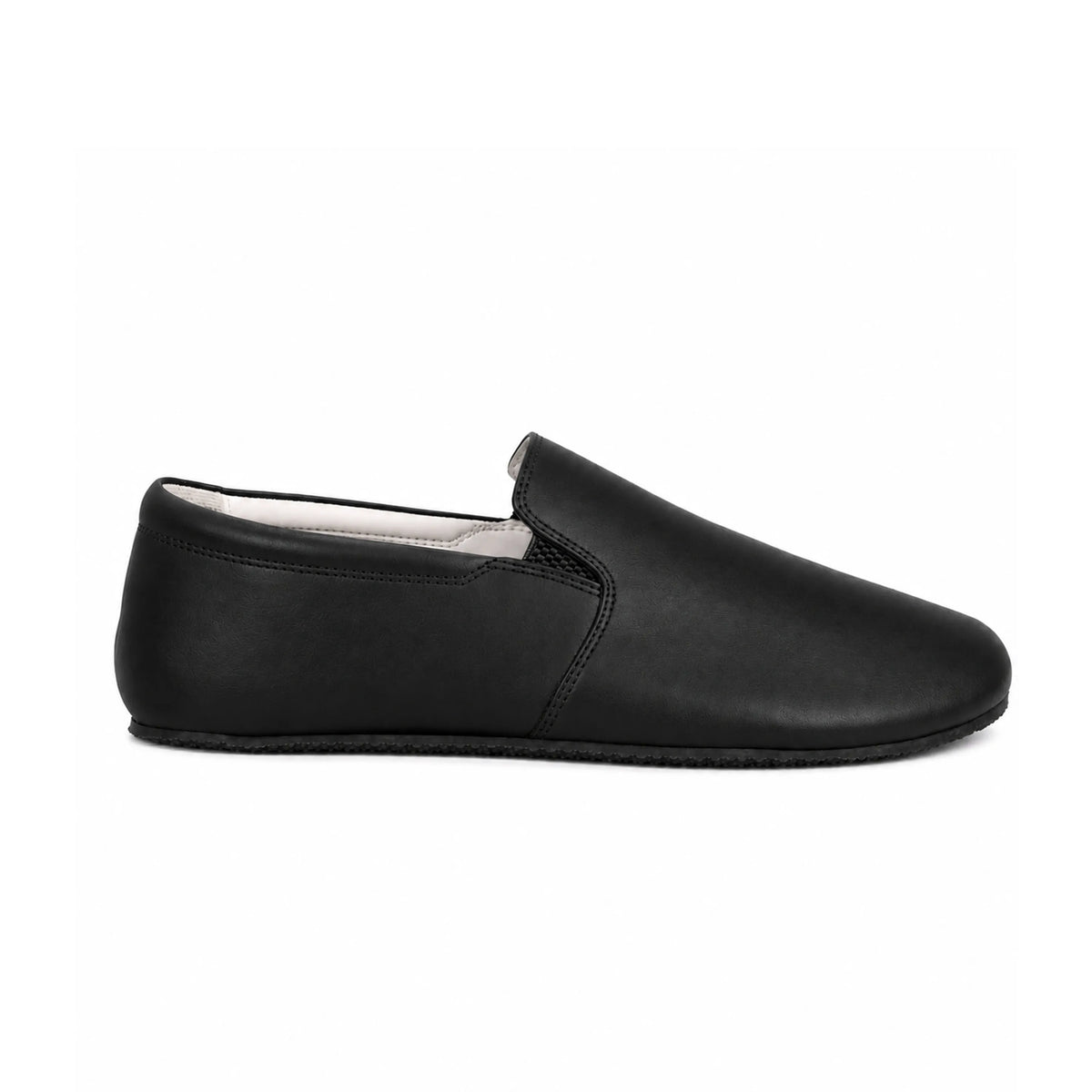 Smooth Barefoot Slip-On Shoes – Rubber Sole – Black