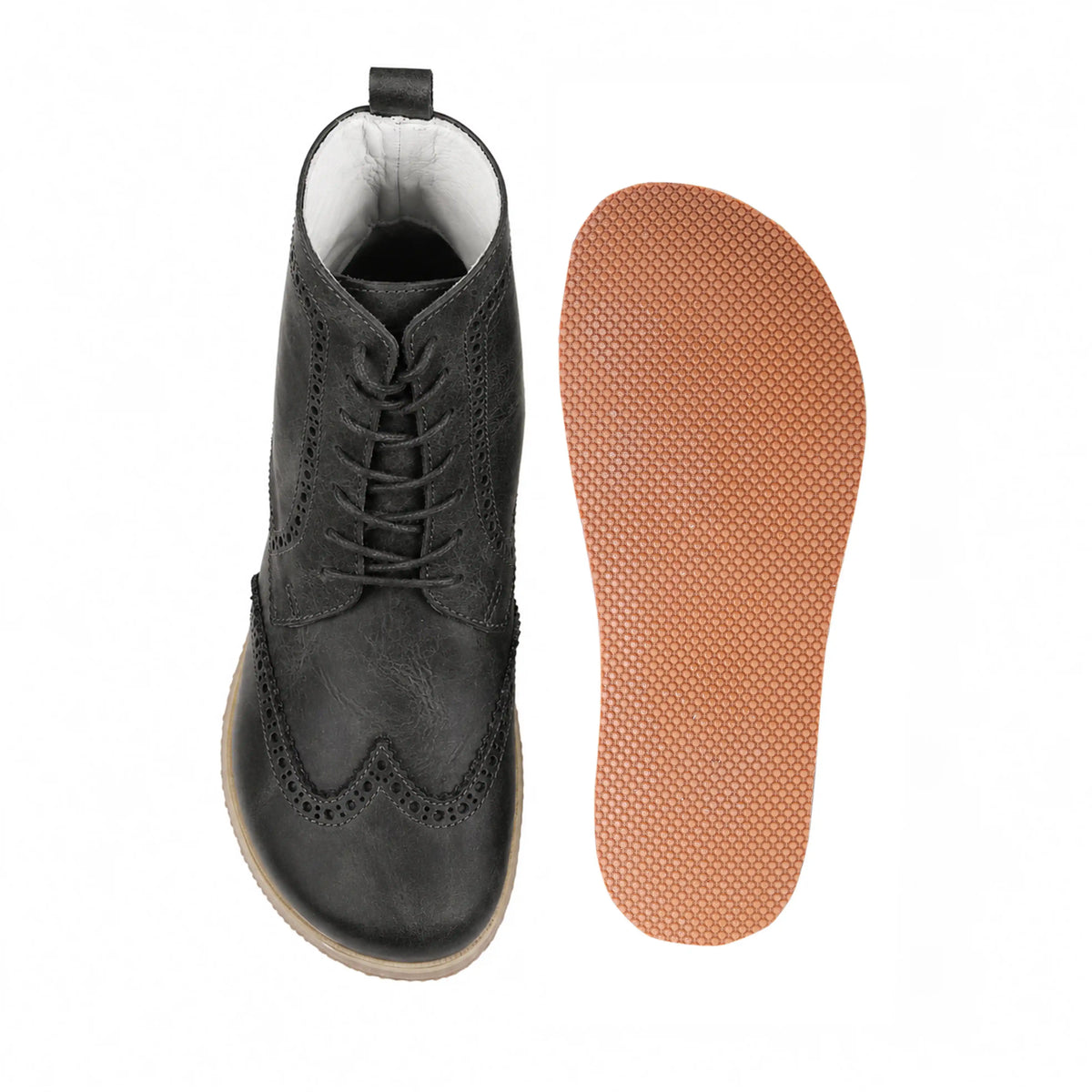 Crazy Barefoot Moccasin Boots Shoes – Eva Outsole – Black