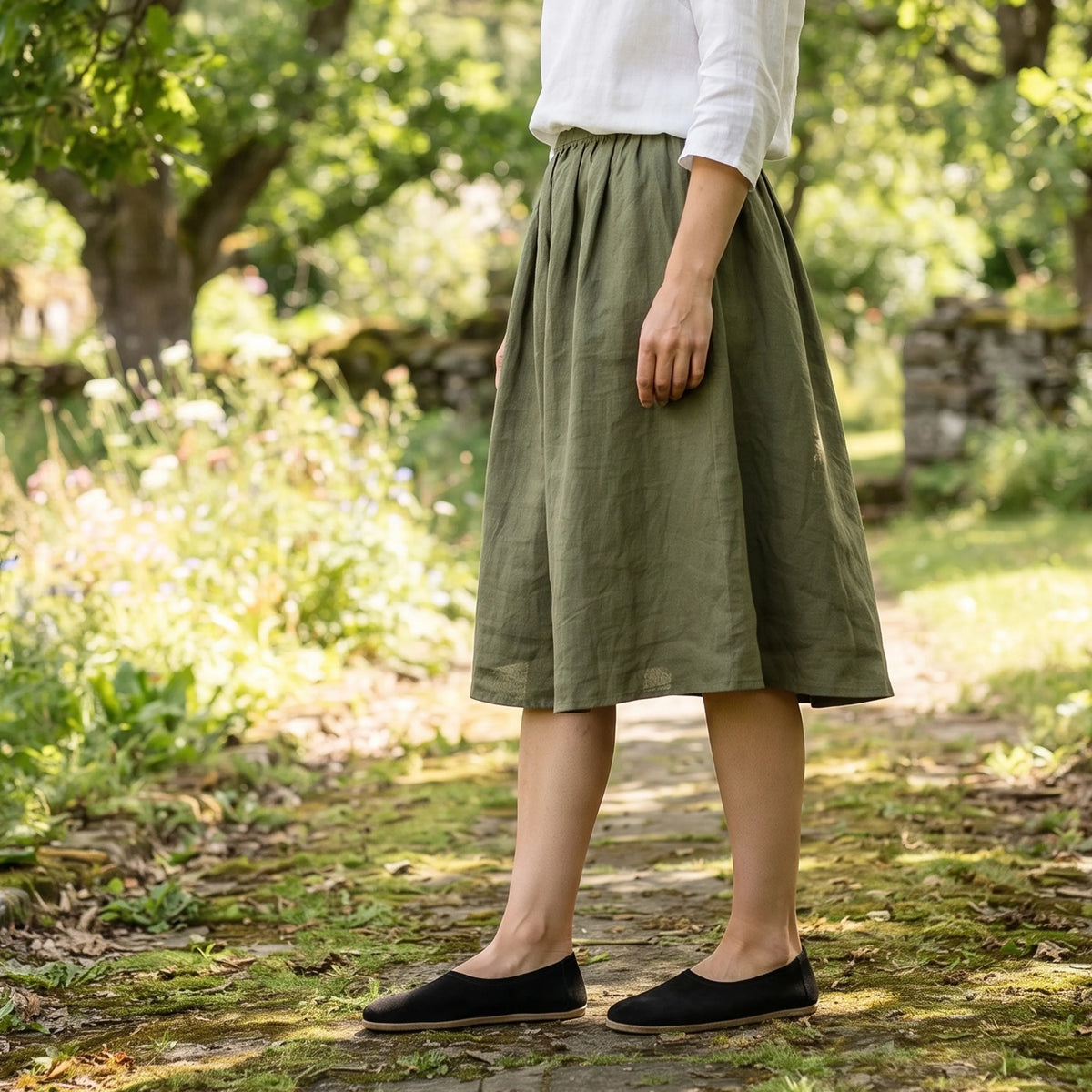 Suede Barefoot Ballet Shoes – Classic Sole — Leather Sole – Black
