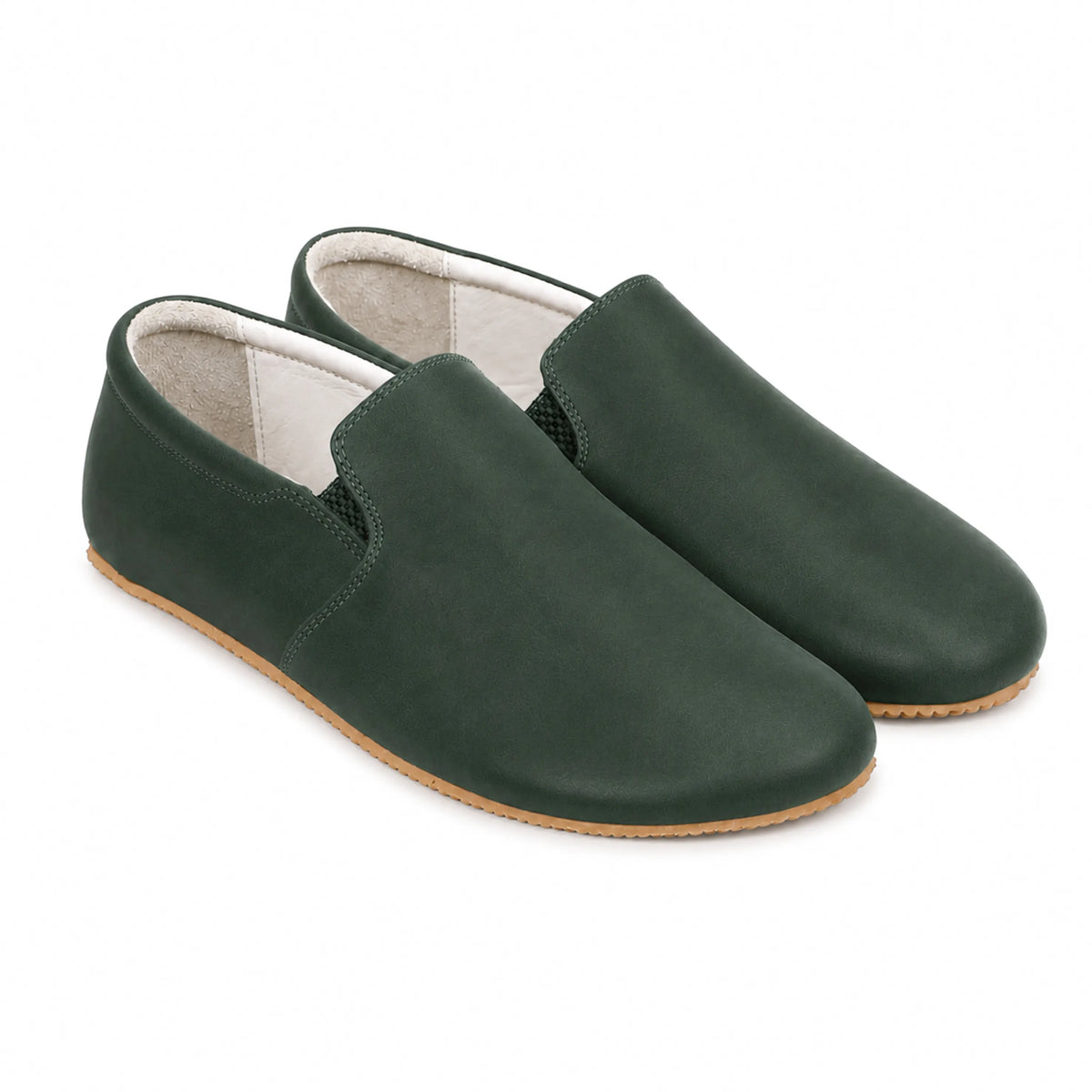 Smooth Barefoot Slip-On Shoes – Rubber Sole – Green