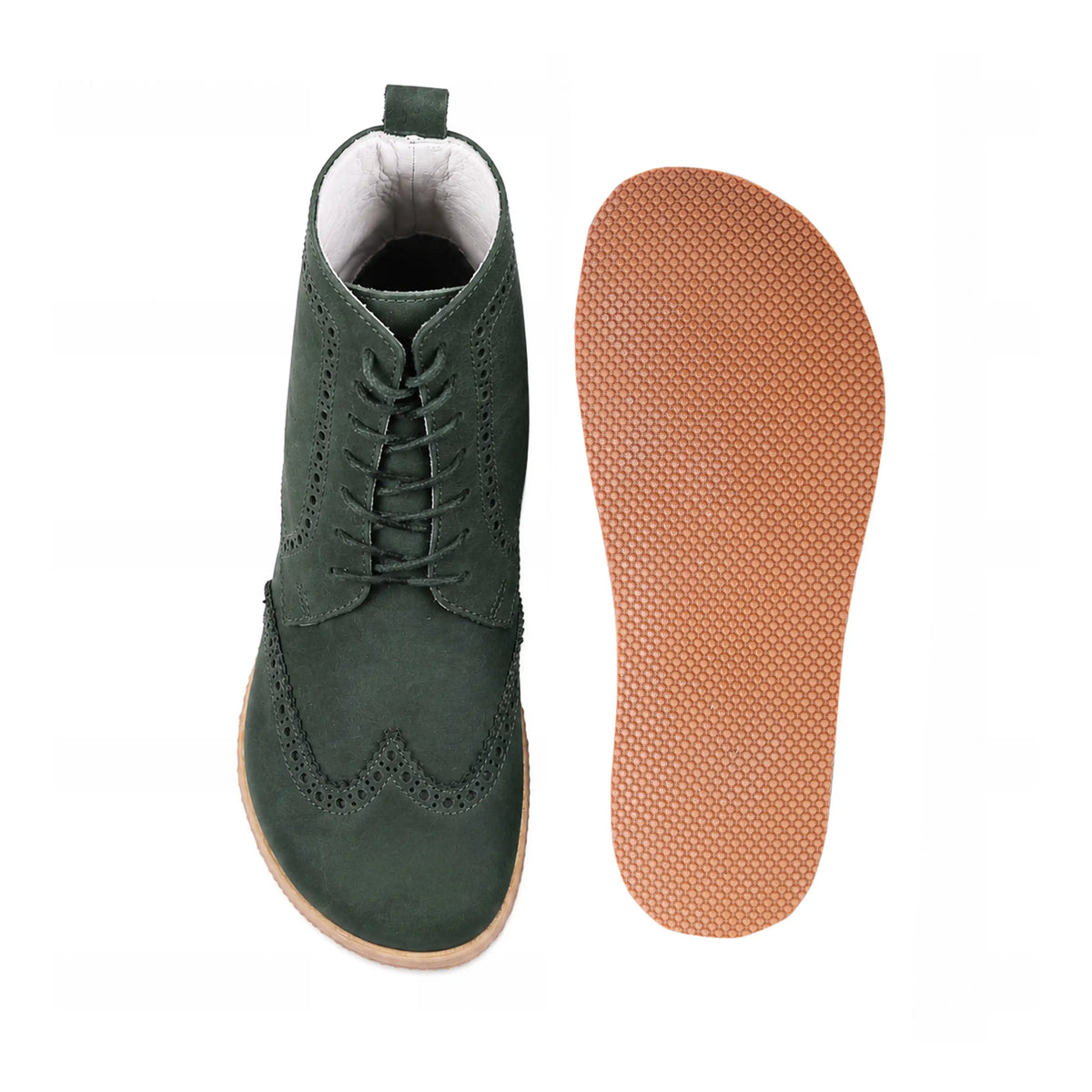 Smooth Barefoot Moccasin Boots Shoes – Eva Outsole – Green