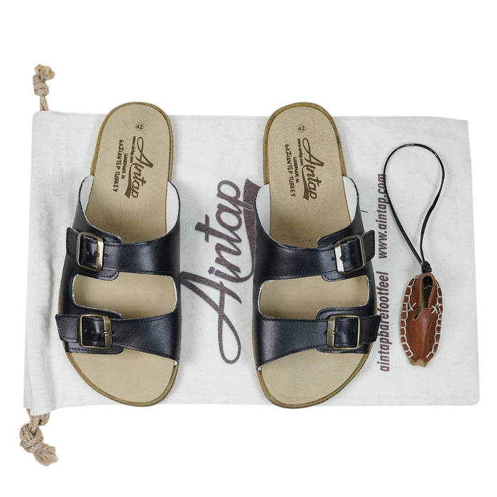 Women's Barefoot Double-Strap Sandal – Leather Sole