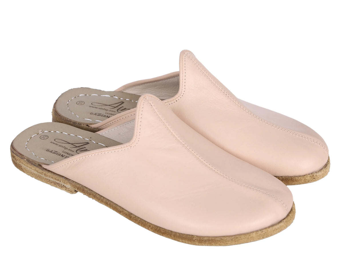 Smooth Barefoot Regular Sandals Shoes – Classic Sole — Leather Sole – Cream