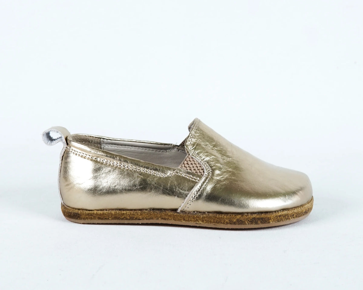Bright Barefoot Ballet Shoes – Classic Sole — Leather Sole – Gold