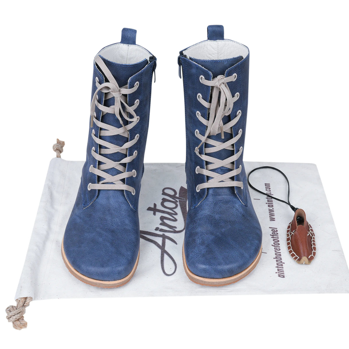 Crazy Barefoot Long Boots Shoes – Eva Outsole – Navy Blue