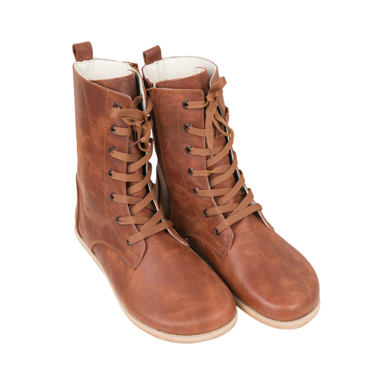 Crazy Barefoot Long Boots Shoes – Eva Outsole – Brown