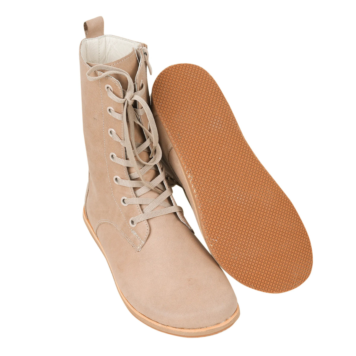 Crazy Barefoot Long Boots Shoes – Eva Outsole – Undyed Crust