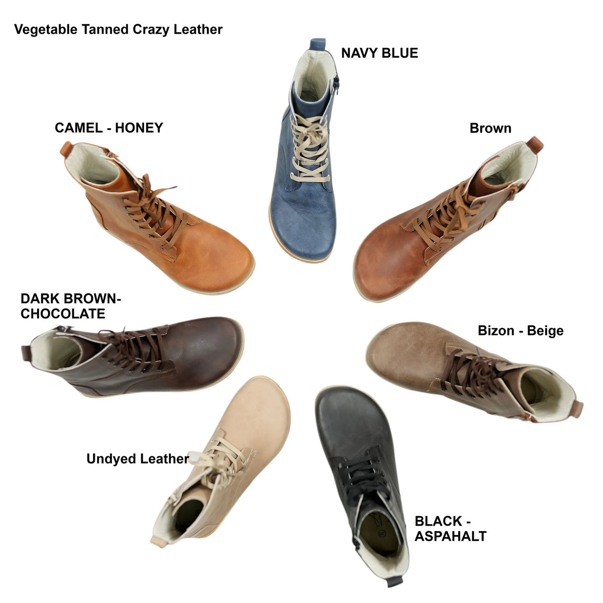 Crazy Barefoot Long Boots Shoes – Eva Outsole – Navy Blue