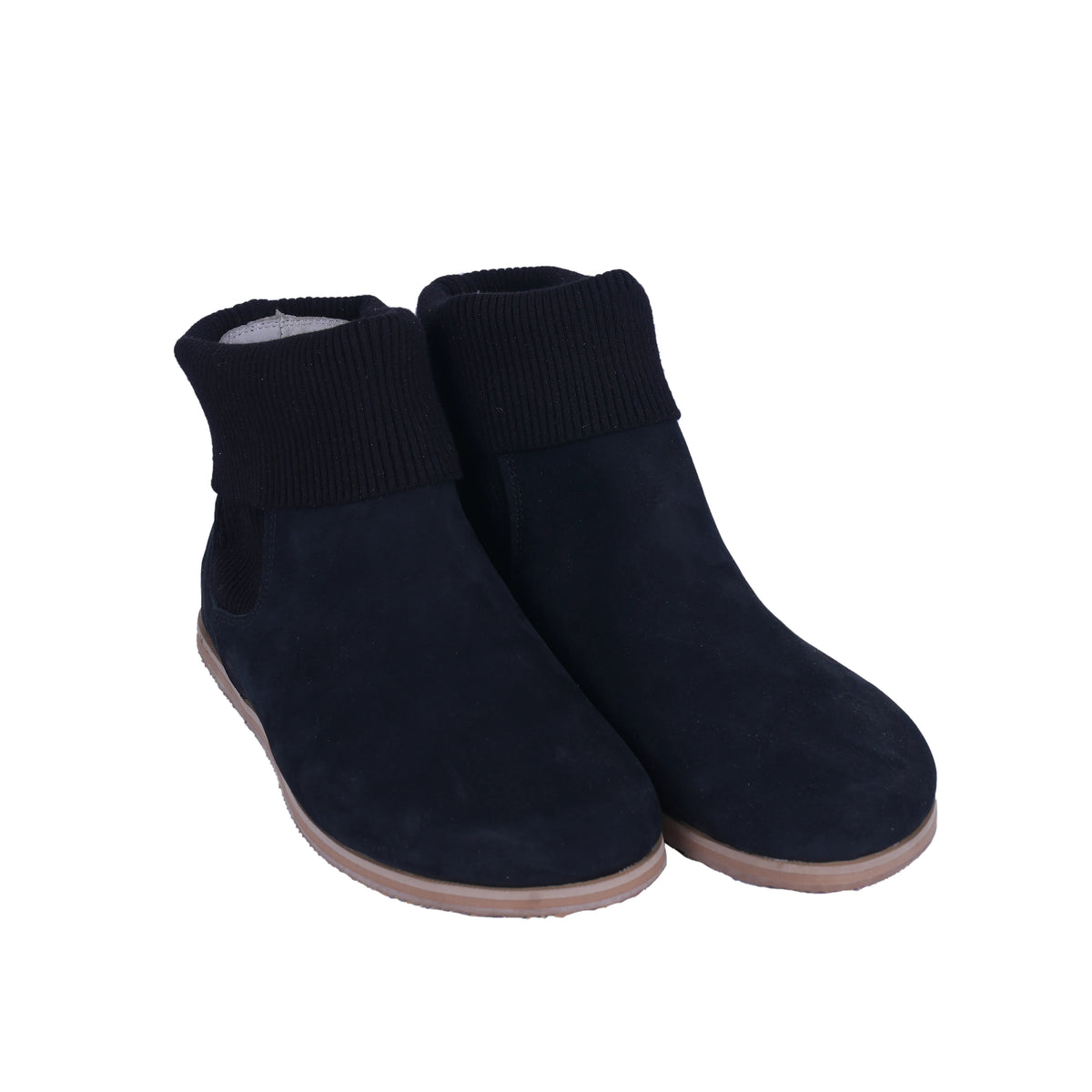 Nubuck Barefoot Socks Chelsea Shoes – Eva Outsole – Black