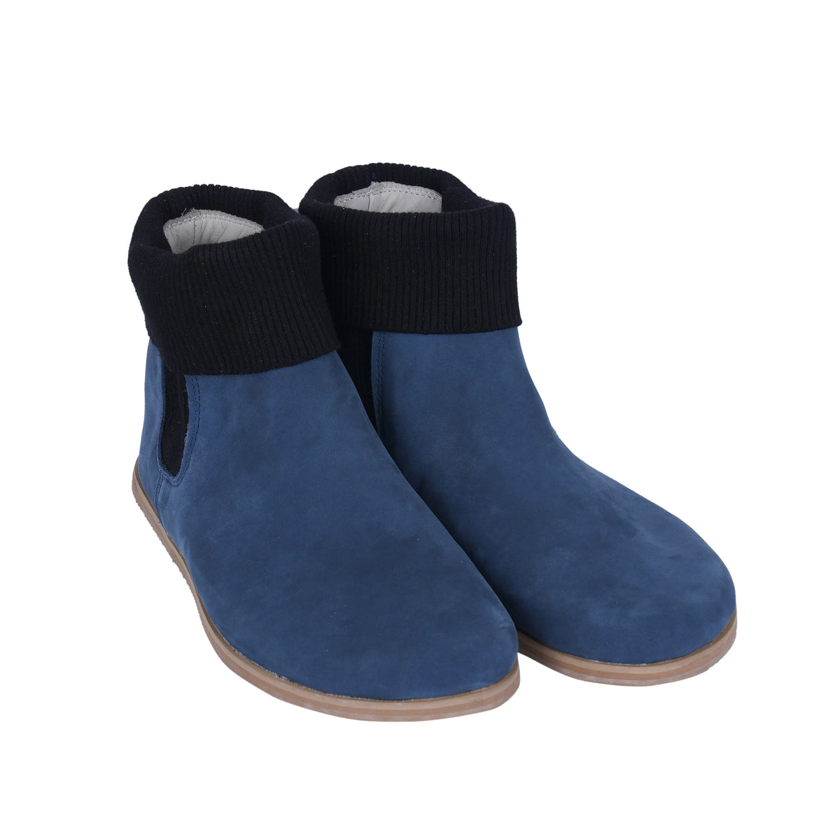 Nubuck Barefoot Socks Chelsea Shoes – Eva Outsole – Jeans