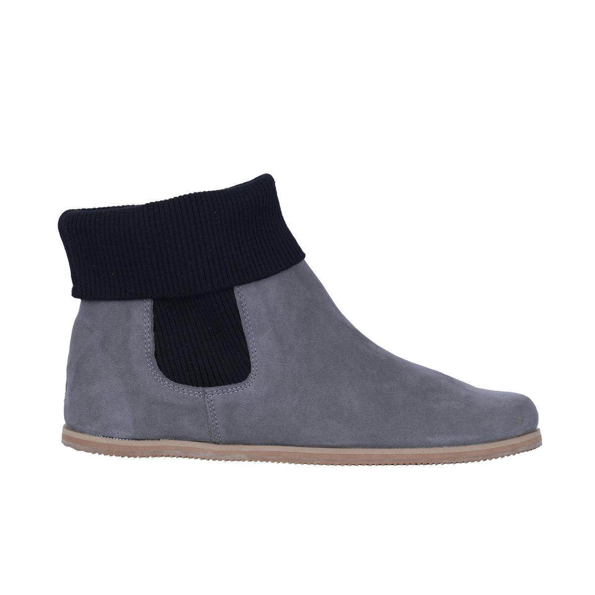 Nubuck Barefoot Socks Chelsea Shoes – Eva Outsole – Gray