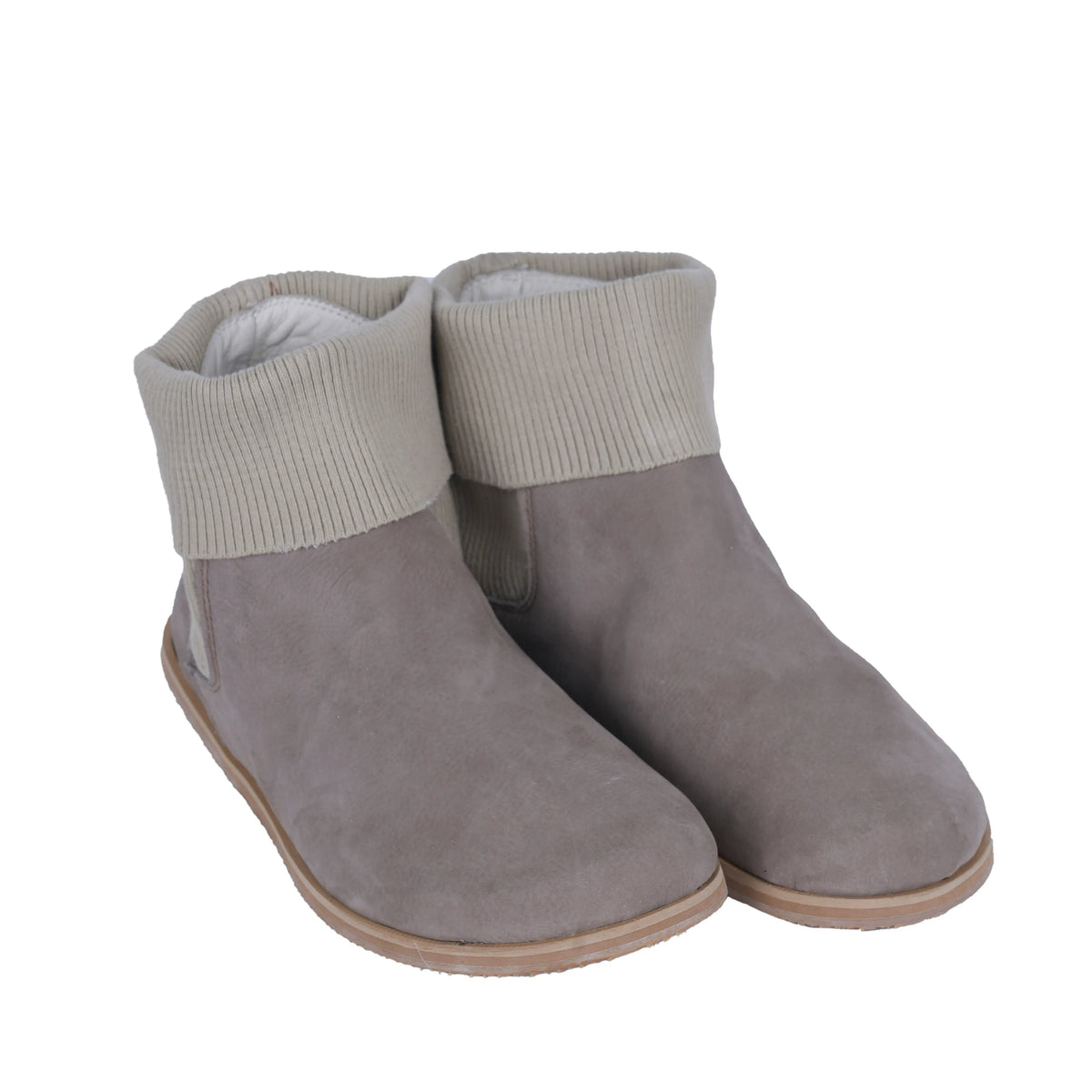 Nubuck Barefoot Socks Chelsea Shoes – Eva Outsole – Smoked