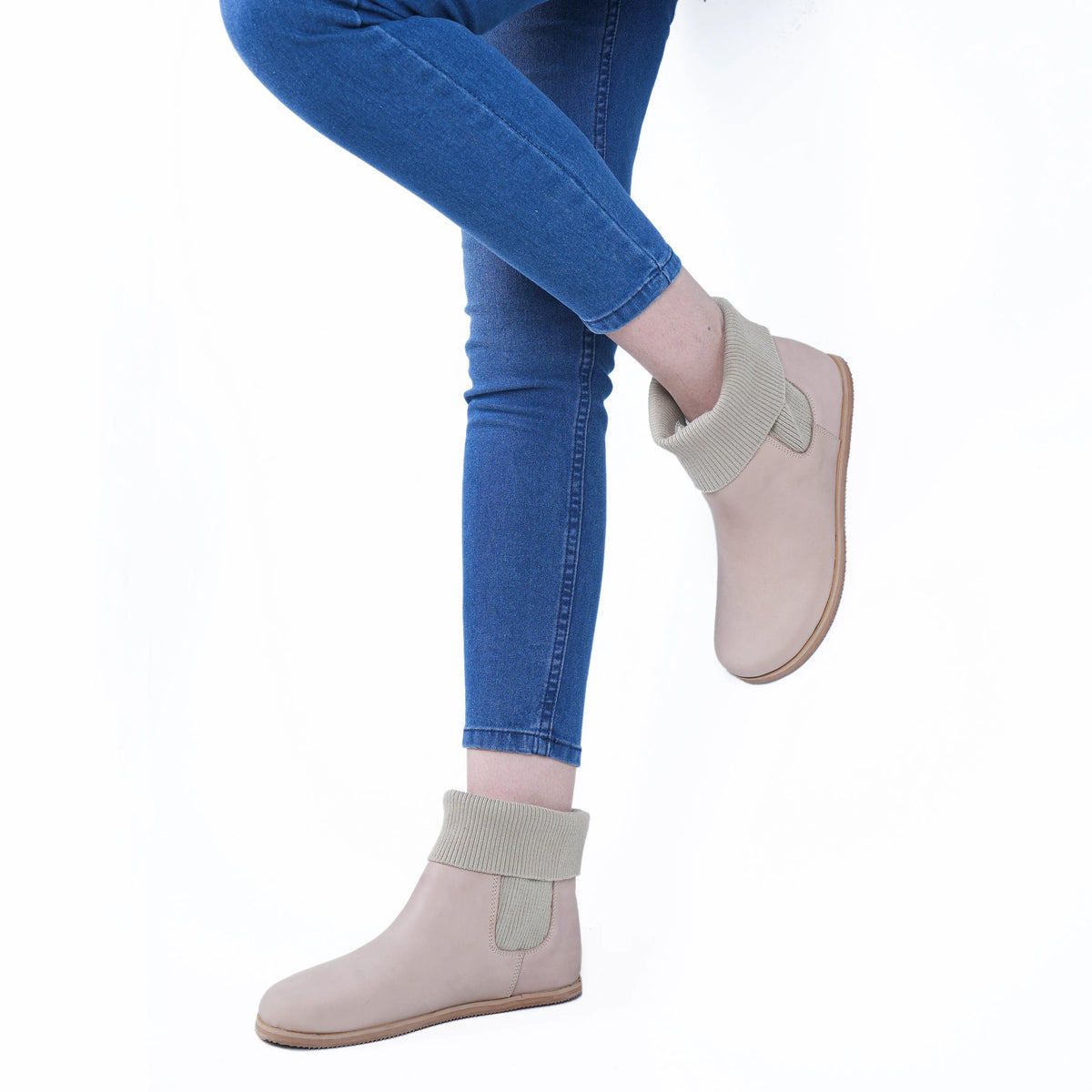 Crazy Barefoot Socks Chelsea Shoes – Eva Outsole – Undyed Crust