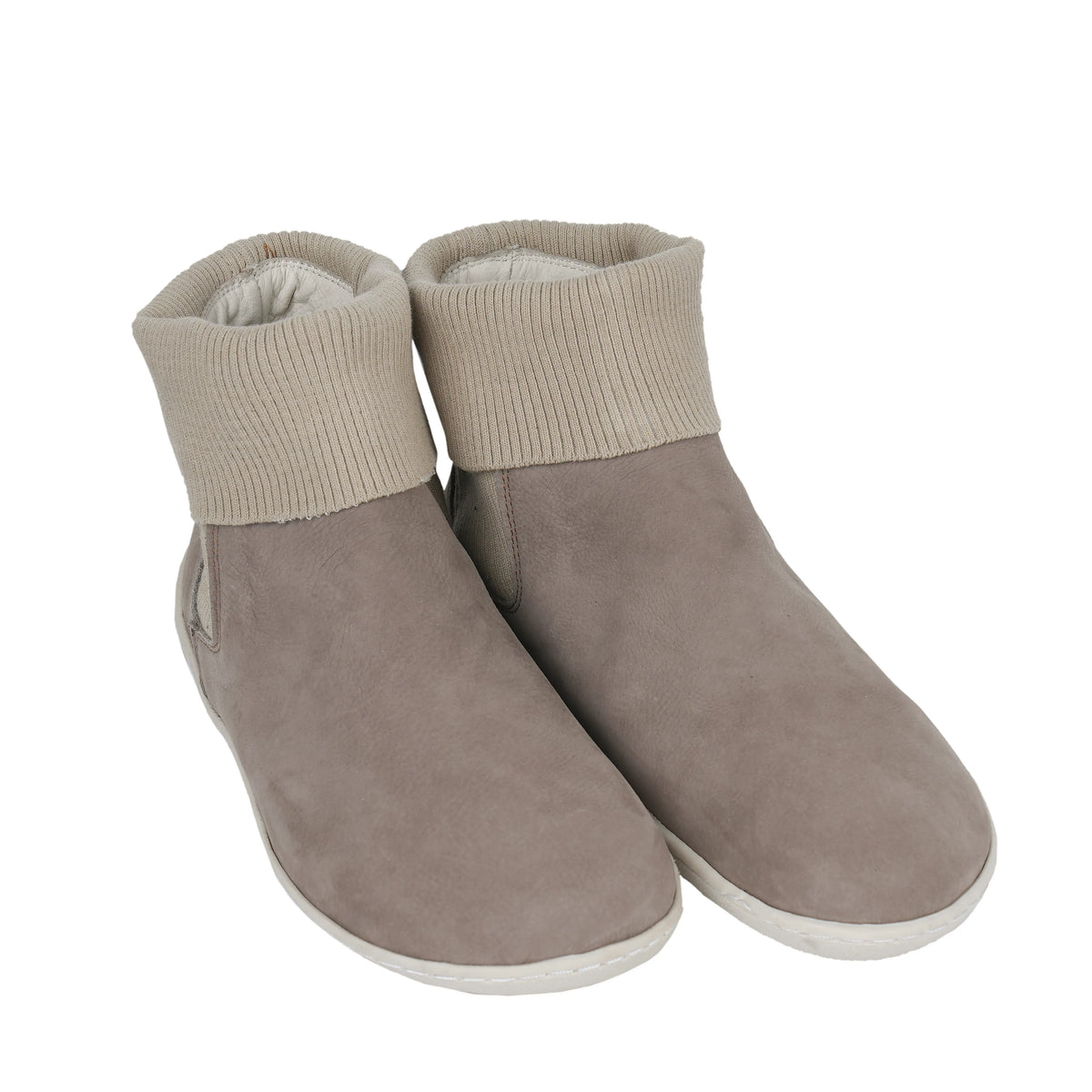 Nubuck Barefoot Socks Chelsea Shoes – 6mm Rubber Sole – Smoked