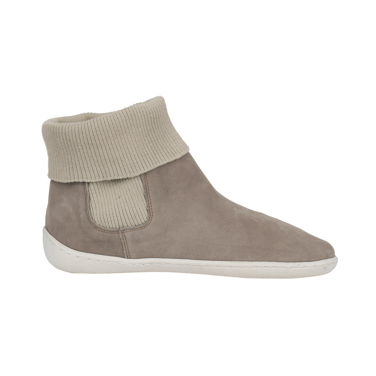Nubuck Barefoot Socks Chelsea Shoes – 6mm Rubber Sole – Smoked