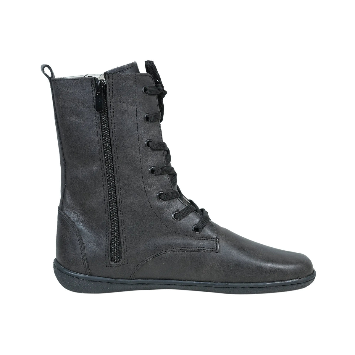 Crazy Barefoot Long Boots Shoes – 6mm Rubber Sole – Black